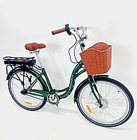 Электровелосипед Dorozhnik Akvamarin 2 (26" 36V 500W, 16000Ah), пластиковый бокс