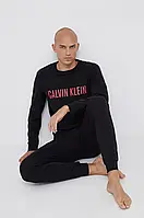 Urbanshop com ua Піжамний лонгслів Calvin Klein Underwear колір чорний однотонна РОЗМІРИ ЗАПИТУЙТЕ