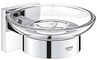 Мыльница с держателем Grohe QuickFix Start Cube (41096000) (CV033396)(8031459171754)