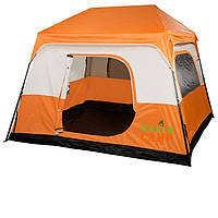 Палатка-полуавтомат кемпинговая пятиместная Green Camp GC10