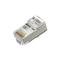 Коннектор RJ45 cat.6 FTP 8P8C 100 шт Ritar (15525)(1759070832756)