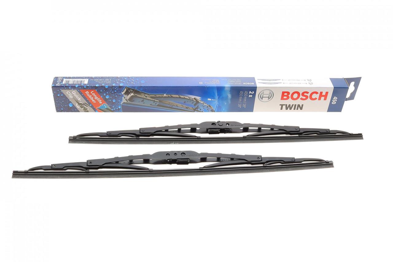 Щітки склоочисника (450 / 450 мм) BMW 3 (E21) / 5 (E12 / E28) / 6 (E24) 71-89 Bosch 3397118505