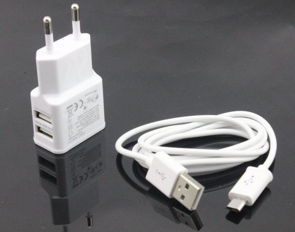 Зарядное устройство 2А + кабель 1м USB - USB Micro - фото 2 - id-p411063398