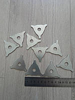 Комплект специальных треугольных шайб 10 штук к споттеру , расходники для споттеров