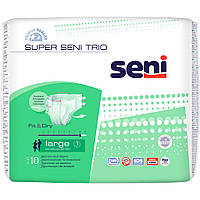 Подгузники для взрослых Seni Super Trio Large 10 шт (5900516691714)(1754295782756)