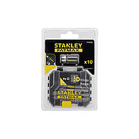 Набор бит Stanley FatMax, Pozidriv, Pz1, Pz2, Pz3, L= 50 мм, 10 шт, кейс (STA88565)(1701749046756)