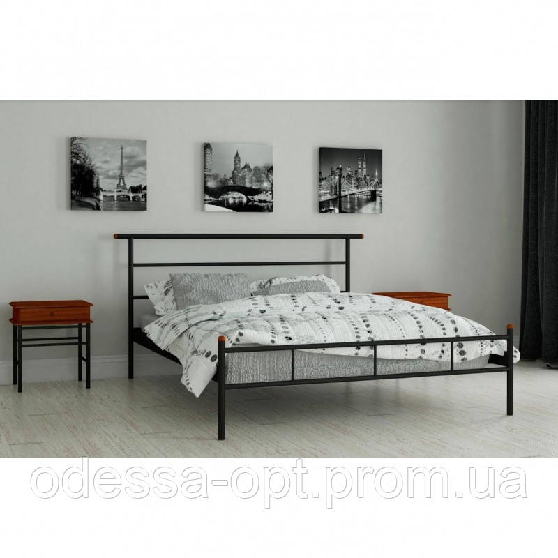 Купить Кровать металлическая, цена — Prom.ua (ID#411066840)