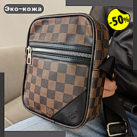 Мессенджер louis vuitton Мужские сумки Мужские сумки через плечо экокожа Sling bag louis