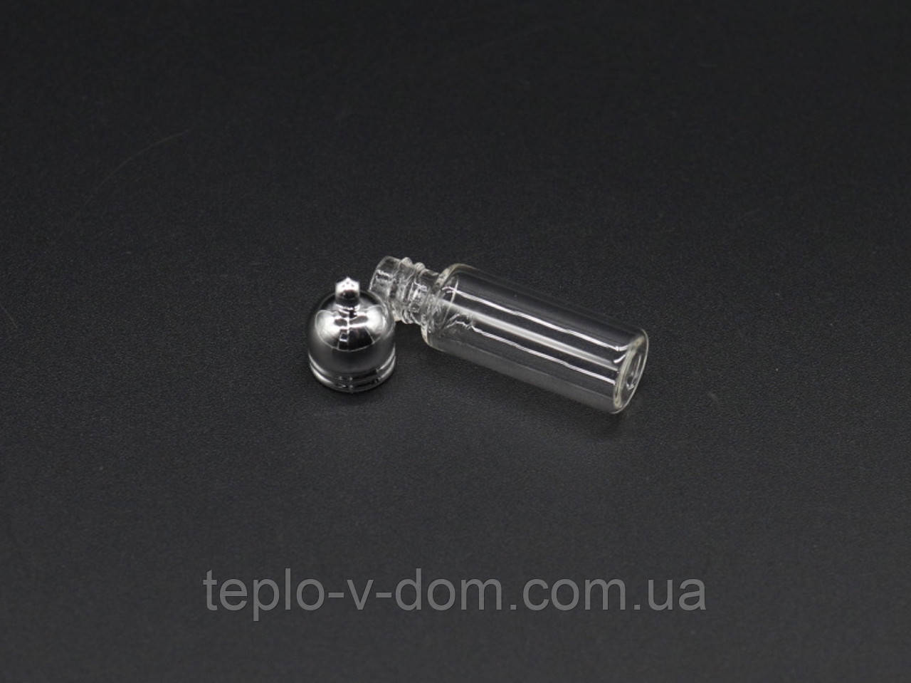 Скляні пляшечки з підвіскою. 11х35мм 2мл