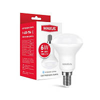 Лампа світлодіодна R50 Maxus 1-LED-756 R50 6W 4100K 220V E14