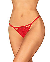 Трусики Obsessive Ingridia crotchless thong XL/2XL ds