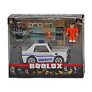 Набір колекційних фігурок Роблокс з аксесуарами Поліція Roblox 2 ігрові фігурки та автомобіль