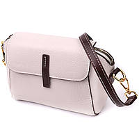Небольшая сумка для женщин из натуральной кожи Vintage 22266 Белый ds