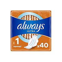 Гигиенические прокладки Always Ultra Normal (Размер 1) 40 шт. (8006540211380)(1699841456756)