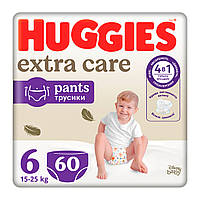 Подгузники Huggies Extra Care Размер 6 (15-25кг) Pants Box 60 шт (5029053582429)(1671394957756)