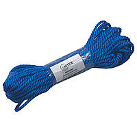 Шнур крученый 4мм-20м полипропилен синий MTEX