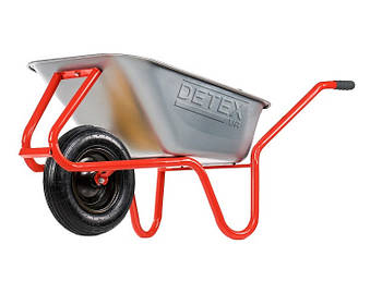 Тачка будівельна одноколісна D-2 з пневматичним колесом PN 4.00-8 металева втулка