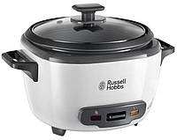 Рисоварка Russell Hobbs, 500Вт, чаша-3,3л, механическое управление, съемная крышка, нерж. сталь, черно-белая