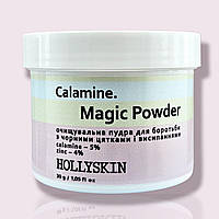 Очищающая пудра для борьбы с черными пятнышками и сыпями HOLLYSKIN Calamine. Magic Powder, 30g