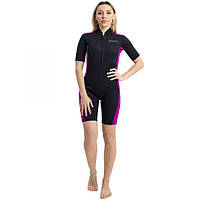 Гидрокостюм женский Marlin Costa Shorty Lady 2 мм Black/Violet M