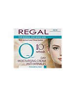 Денний зволожуючий крем проти зморшок Regal Q10+ Refresh для нормального і змішаного типу шкіри