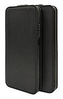 Чехол из натуральной кожи Genuine Leather Flip для Sony Xperia C S39h (c2305) Черный