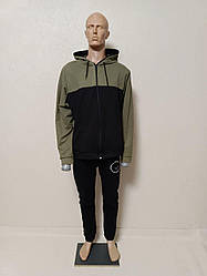 Манекен чоловічий сбірний з головою з імітацією рук  (№1) на ДВП-підставці