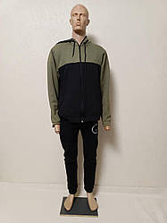 Манекен чоловічий сбірний з головою з імітацією рук  (№2) на ДВП-підставці