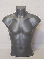 Манекен чоловічий торс "Стас" сірий
