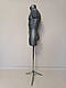Манекен чоловічий "Давид" сірий на тринозі, фото 2
