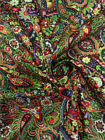 Ткань Коттон сатин с ярким восточным рисунком