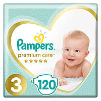 Pampers, Premium Care, одноразові підгузки, розмір 3, 6-10 кг, 120 шт. (5869920)