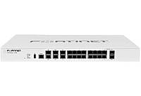 Межсетевой экран Fortinet FG-100E, 2GE x WAN, 1GE x DMZ, 1GE x Mgmt, 2GE x HA, 14GE x switch ports.