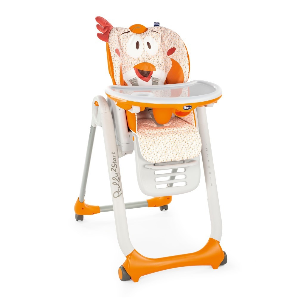 Chicco, Polly 2 Start, дитячий стільчик, Francy Chick (6212237)