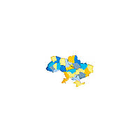 Набор для творчества Rosa Talent Картина 3D Карта Украины ДВП 30х30 см (4823098531531)(1695370949756)