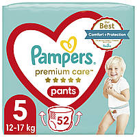 Подгузники Pampers Premium Care Pants Junior Размер 5 (12-17 кг), 52 шт (8001090760036)(1816292586756)