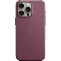 Чохол для мобільного телефона Apple iPhone 15 Pro Max FineWoven Case with MagSafe Mulberry (MT4X3ZM/A) Топ