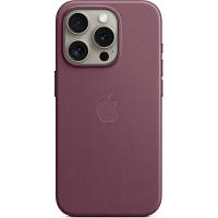 Чехол для мобильного телефона Apple iPhone 15 Pro FineWoven Case with MagSafe Mulberry (MT4L3ZM/A) - Топ