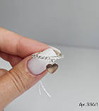 Набір сережки та каблучка з золотом, фото 3