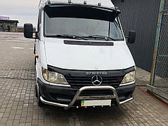 Кенгурятник з вусами нерж. для Mercedes Sprinter 1995-2006 рр