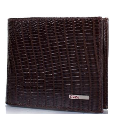 Чоловічий шкіряний портмоне GRASS (ГРАСС), фото 1