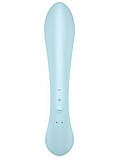 Вібратор-кролик Satisfyer Triple Oh Blue, фото 3
