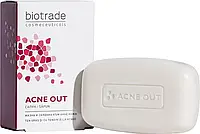 Натуральне мило для жирної та проблемної шкіри обличчя й тіла — Biotrade Acne Out Soap, 100 г