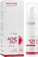 Матирующий тоник для жирной и проблемной, склонной к акне кожи - Biotrade Acne Out Mattifying Tonic, 60 мл