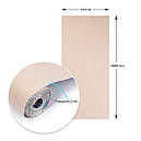 Лляні теплі шпалери на самоклейці 2800х650х2м Персиковий відтінок (D) SW-00001493, фото 3