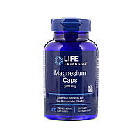 Минералы Life Extension Магний, Magnesium, 500 мг, 100 вегетарианских капсул (LEX-14591)(1754271788756)