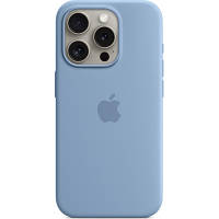 Чехол для мобильного телефона Apple iPhone 15 Pro Silicone Case with MagSafe Winter Blue (MT1L3ZM/A) - Топ