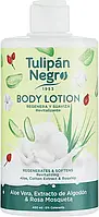 Лосьон для тела "Алоэ вера, хлопок и шиповник" - Tulipan Negro Aloe Vera Cotton & Rosehip Body Lotion, 400 мл