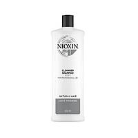 Nioxin System 1 Cleanser Shampoo очищающий шампунь для нормальных слегка редеющих волос 1000 мл (7251468)