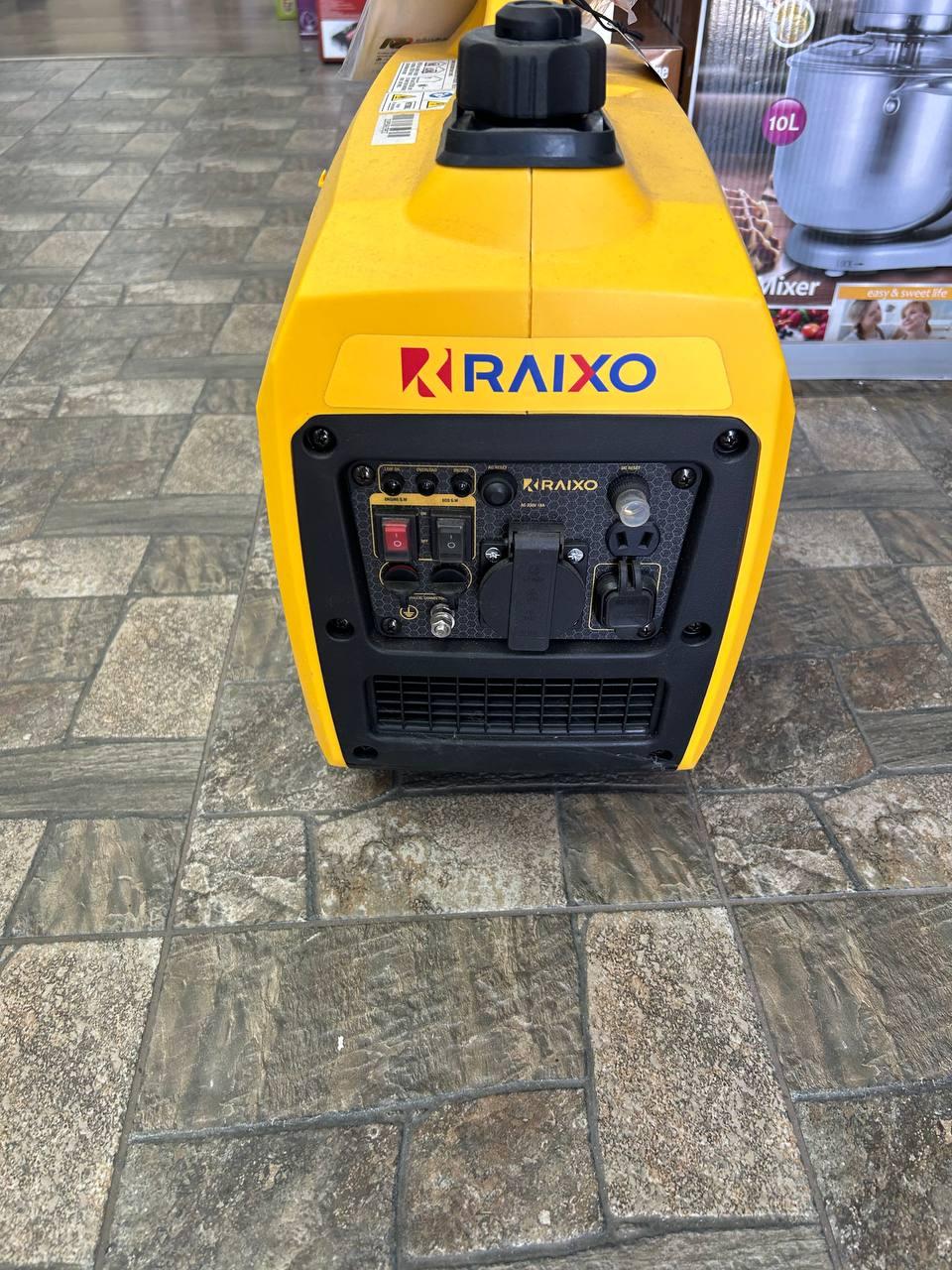Генератор інверторний RAIXO R1200I бензин 1.2 кВт/1кВт